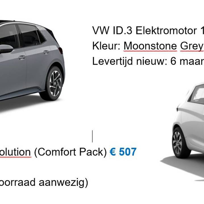 Leaseaanbieding Januari 2023
