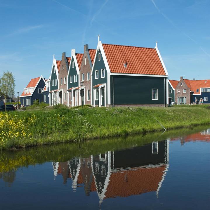 Rijtje woningen